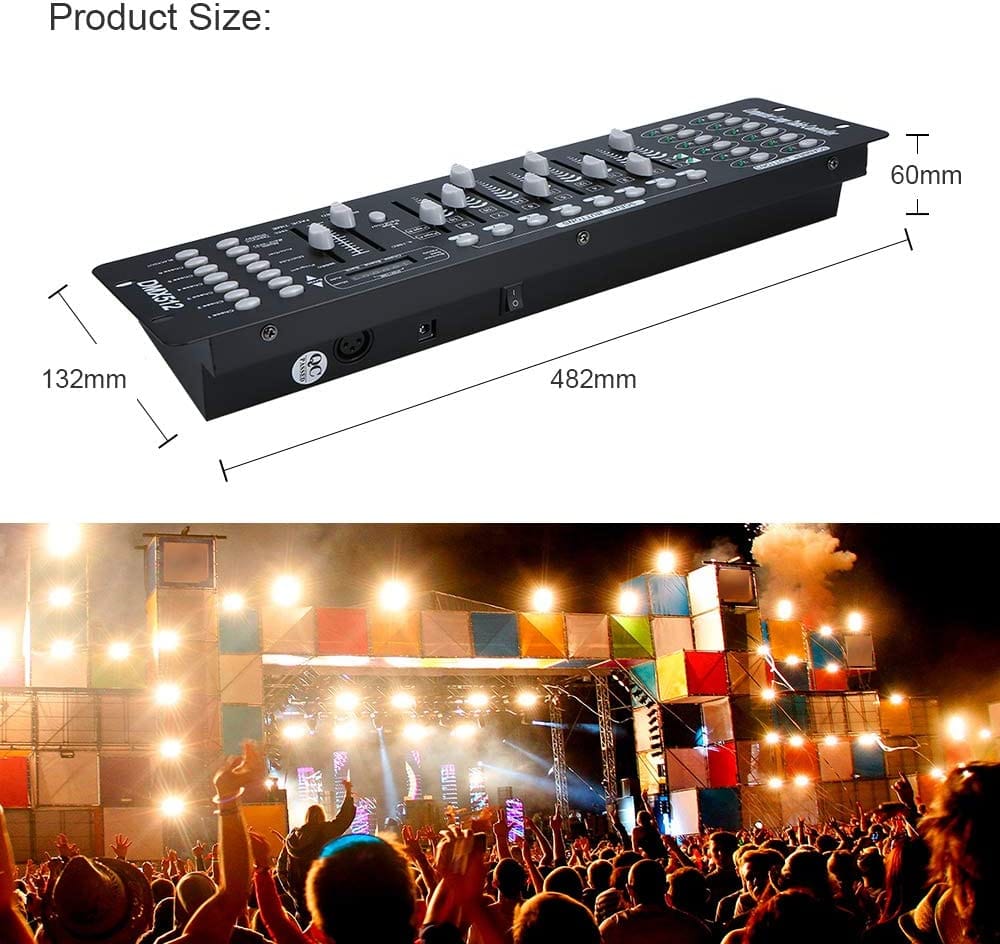 DMX512 controller console for moving head stage lights