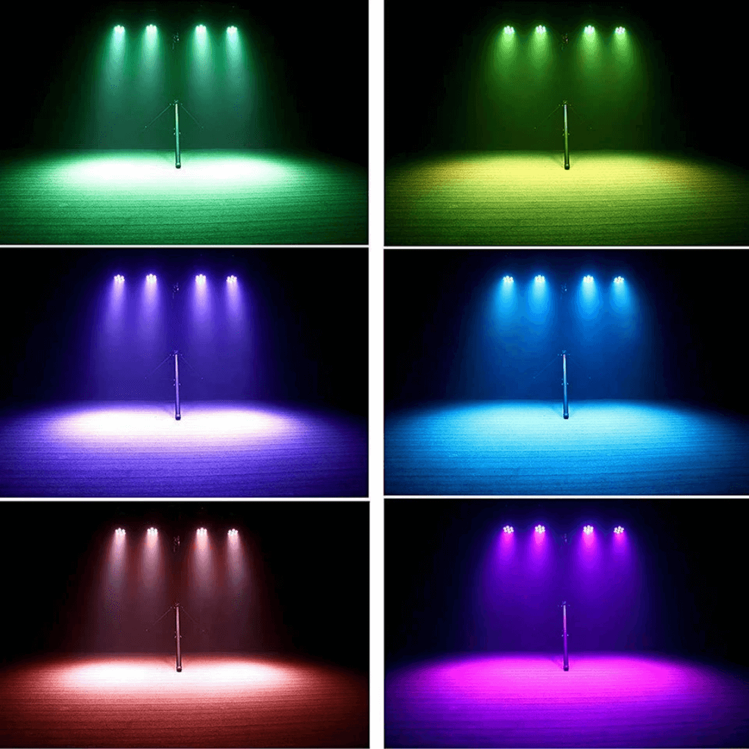DMX 7 LED moving stage light with 25 degree beam