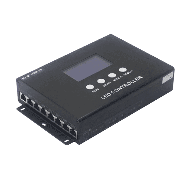 Dance floor lighting control unit for DJs