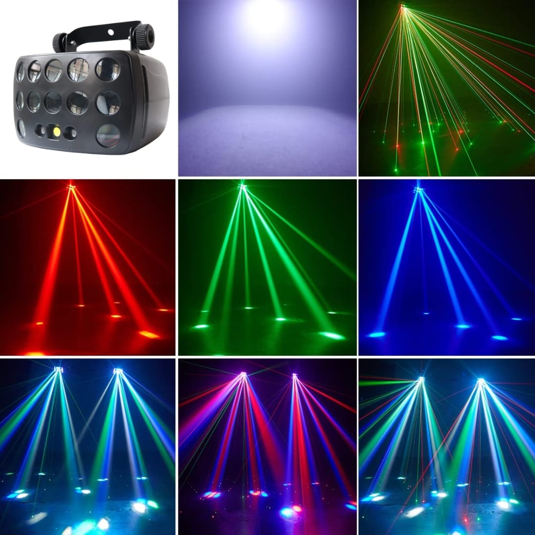 15 channel DMX Butterfly stage light
