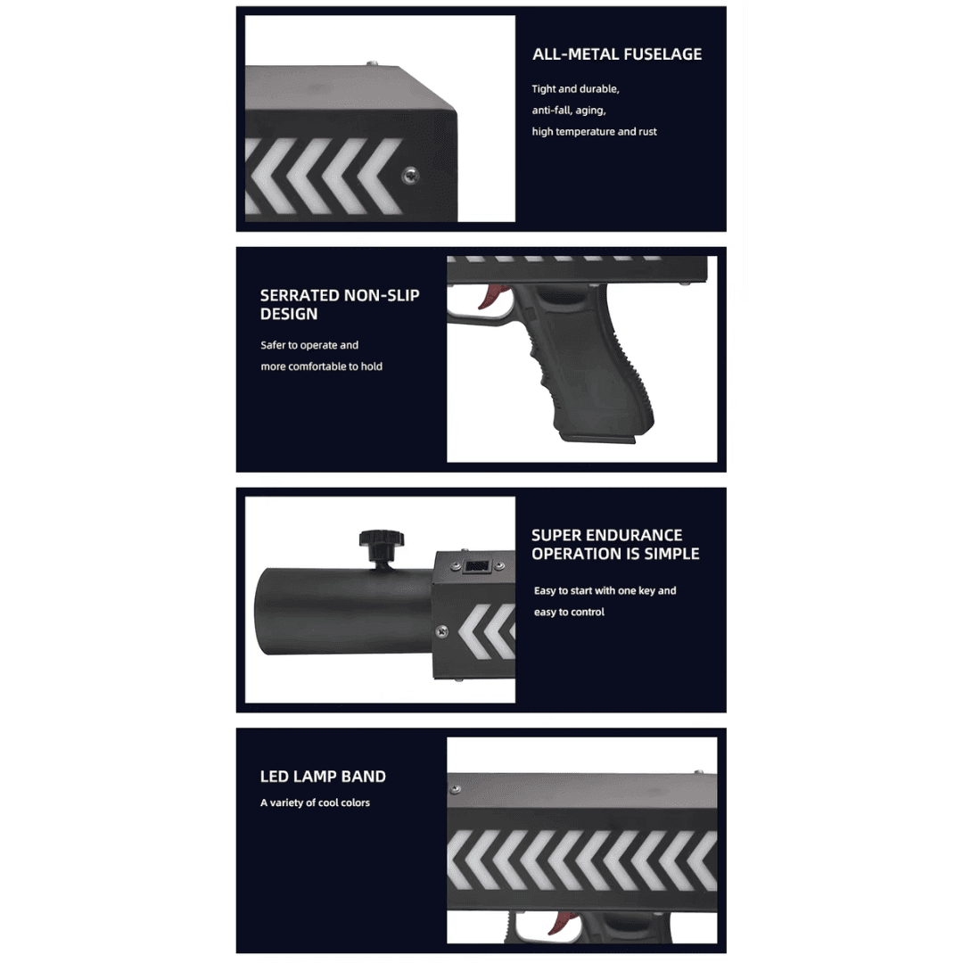 E-confetti handheld stage effects gun