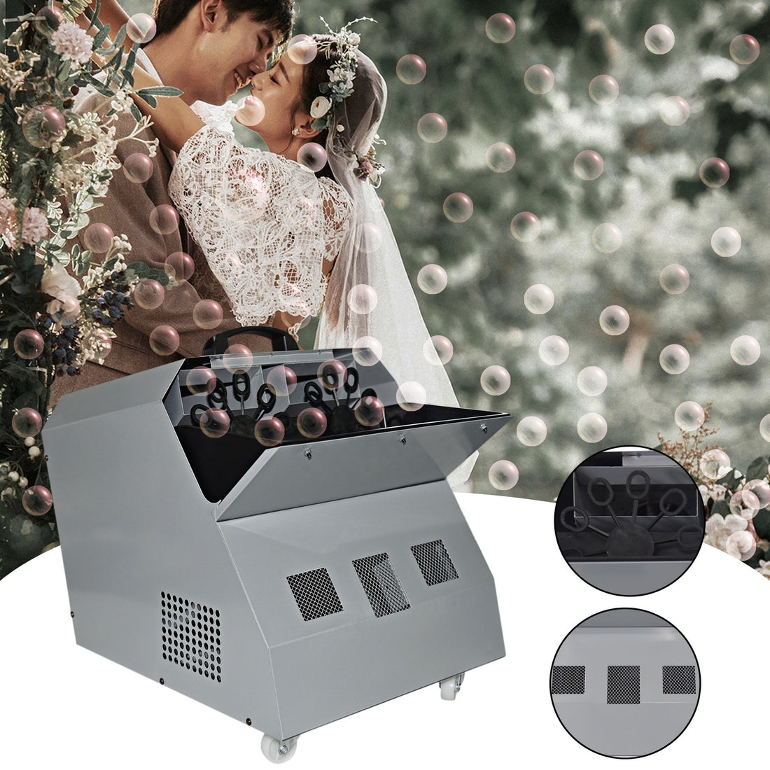 300W Bubble Machine with Wheels & Remote | Professional Party Bubble Machine Dubai UAE