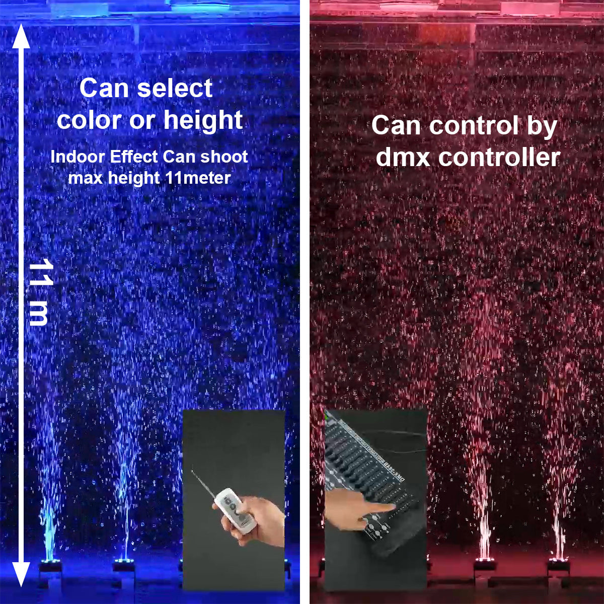 90W LED RGBW Bubble Machine | Stage Wedding Party Bubble Effect UAE