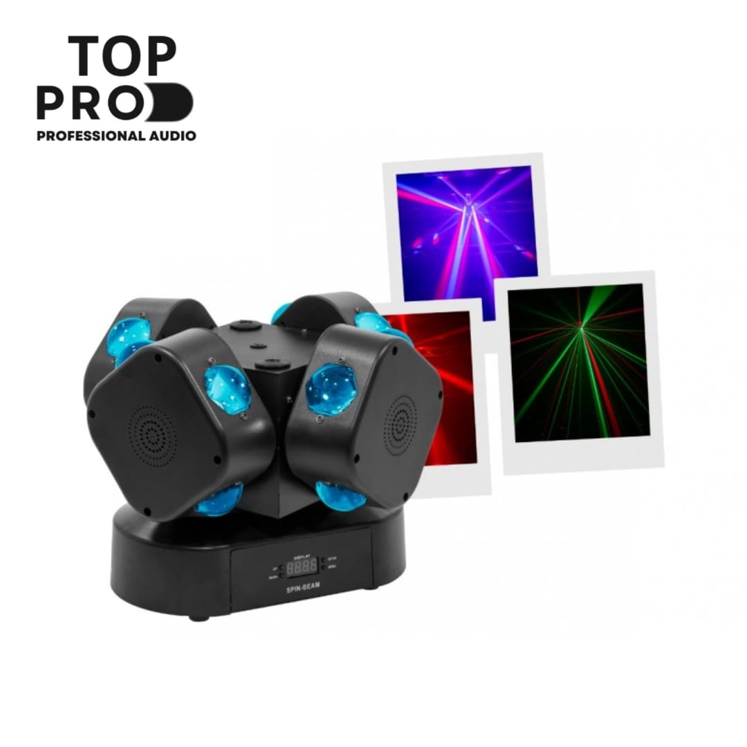 LED LASER MOVING LIGHT 4 HEADS