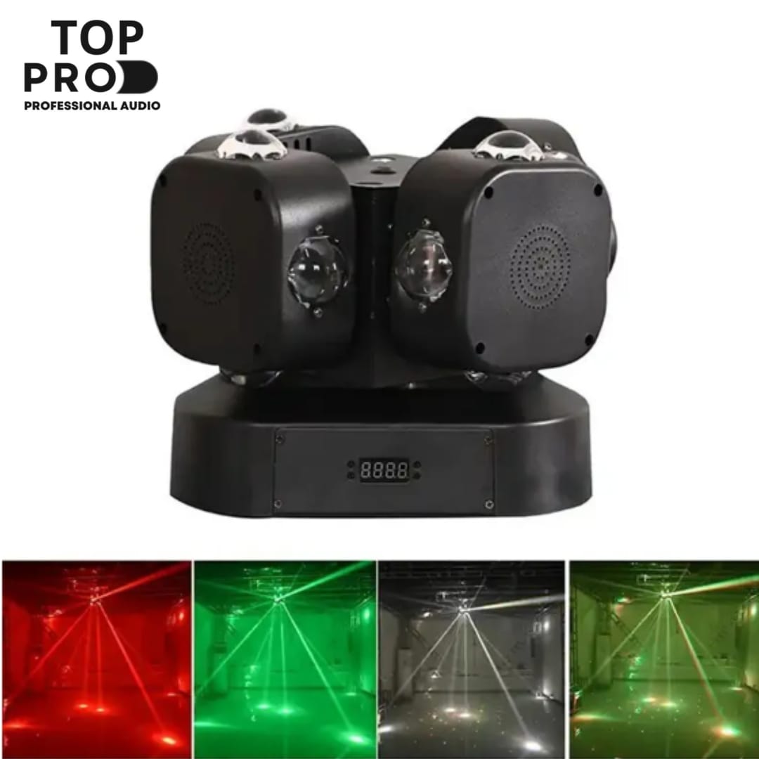 LED LASER MOVING LIGHT 4 HEADS