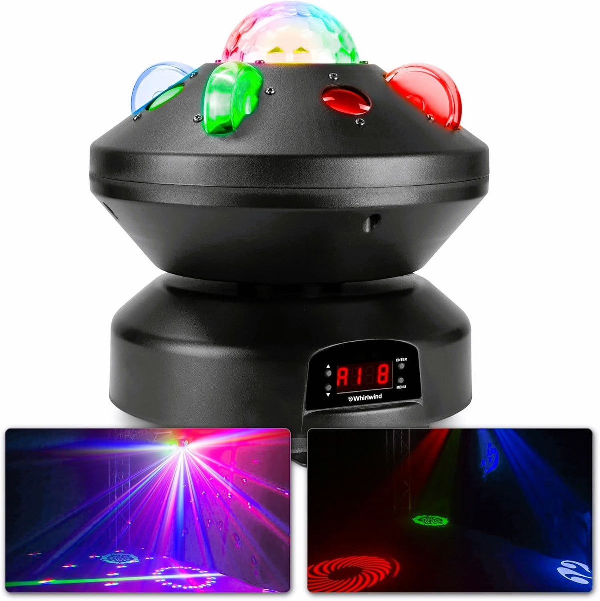 LED Laser DJ Magic Ball Light 3-IN-1