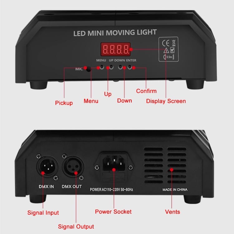 LED 3 heads moving head laser stage light UAE