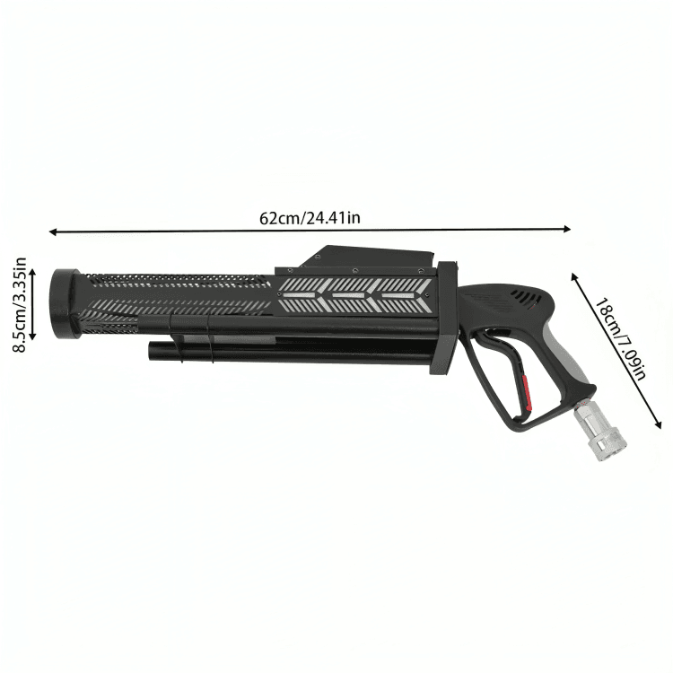 LED CO2 fog cannon for DJ and nightclub events