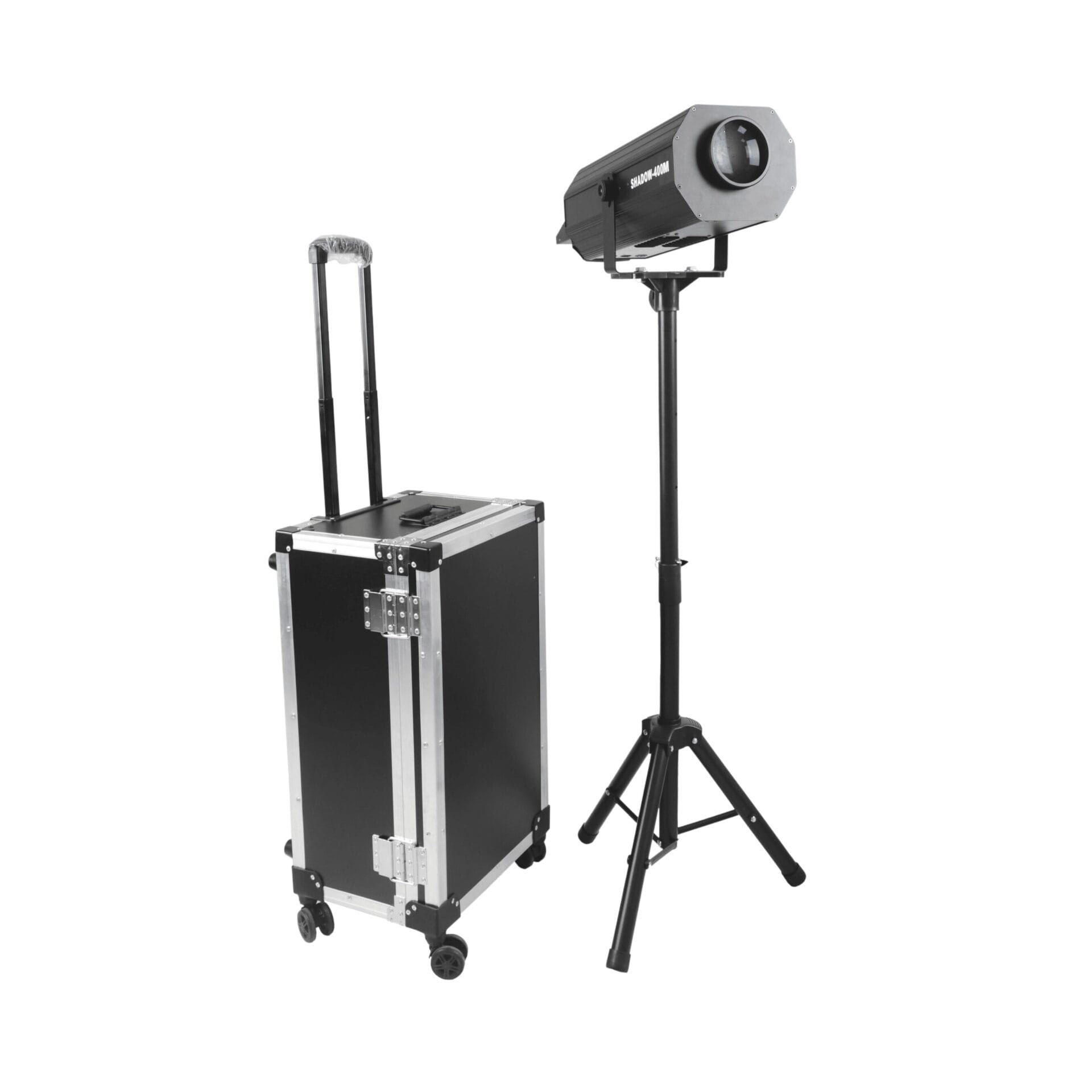 Long throw LED follow spot with 3 to 15 degree beam