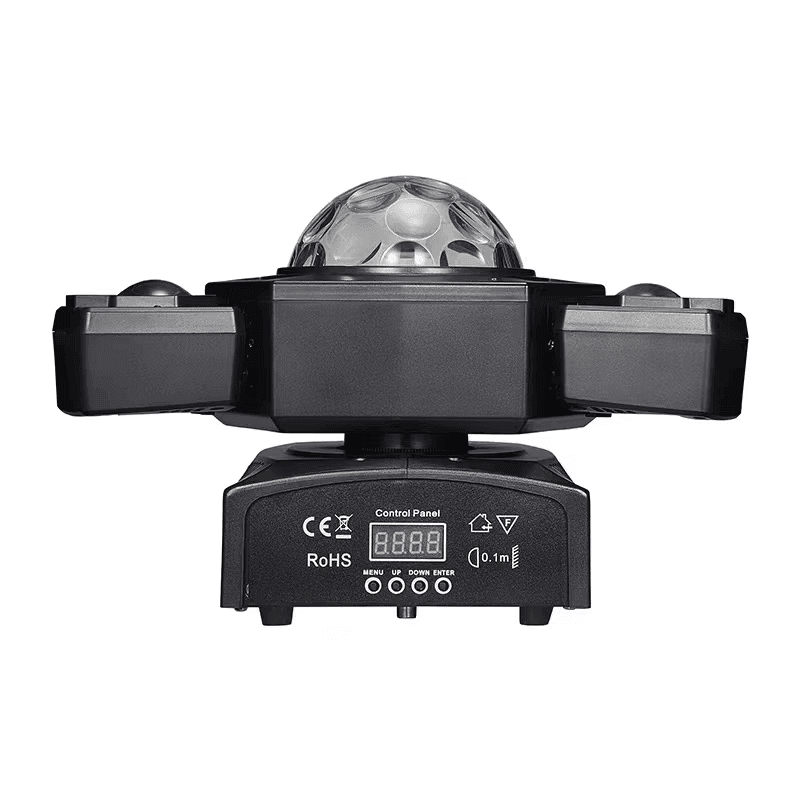 Magic Ball stage light with RGB laser and golden strobe