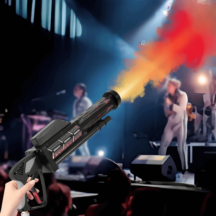 Manual handheld CO2 jet gun with G1/2 connection