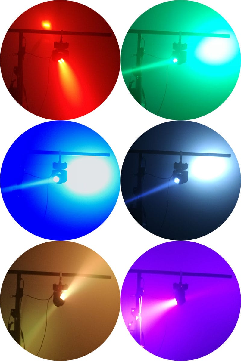 Mini 4 head moving party light with DMX UAE