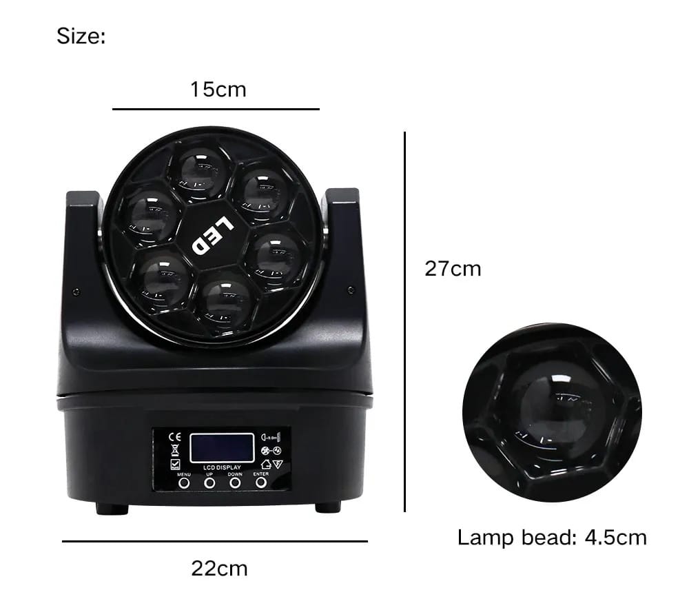 Mini Bee LED moving head DJ stage light Dubai