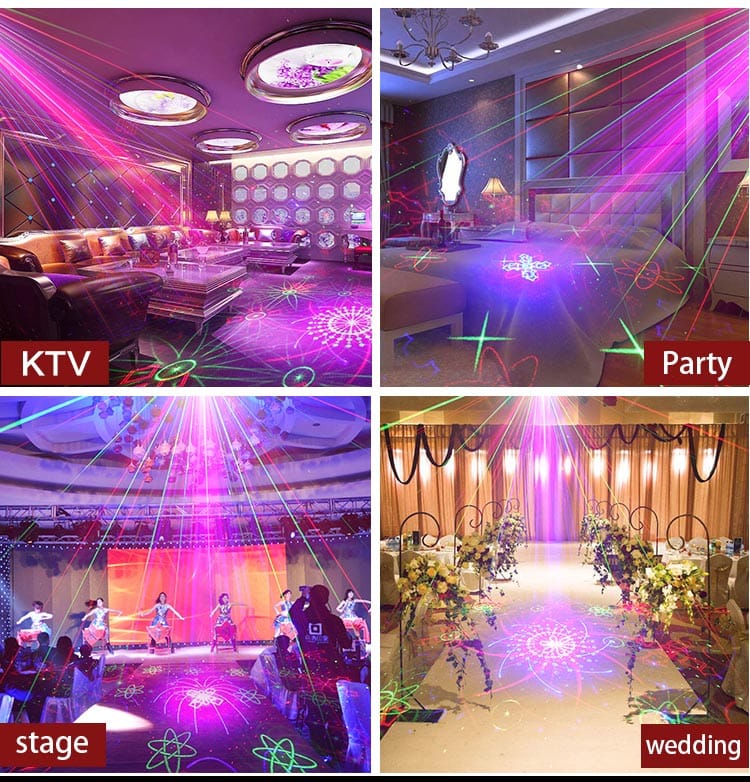 Mini sound activated stage laser projector UAE
