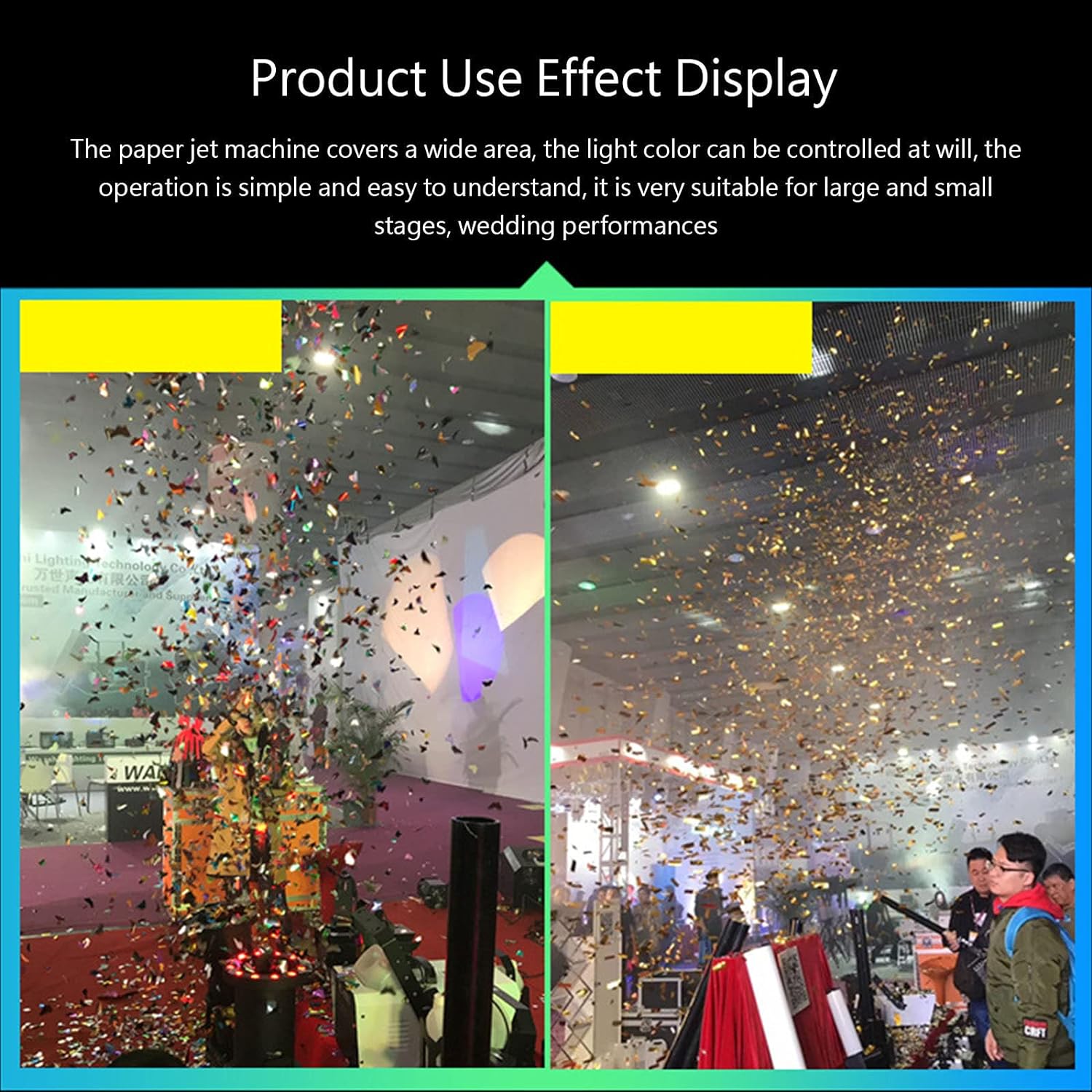 Professional 1500W LED Confetti Machine UAE