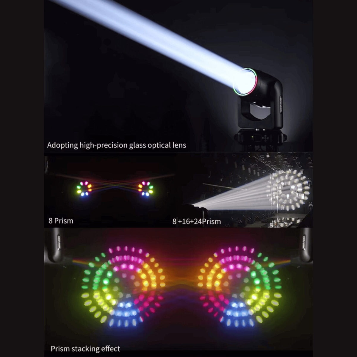 Professional beam moving head with rotating prism UAE