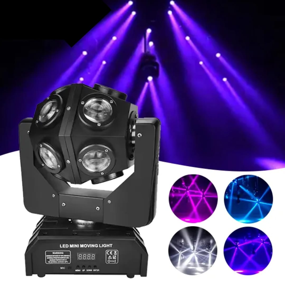 RGBW 12 LED Moving Head Light