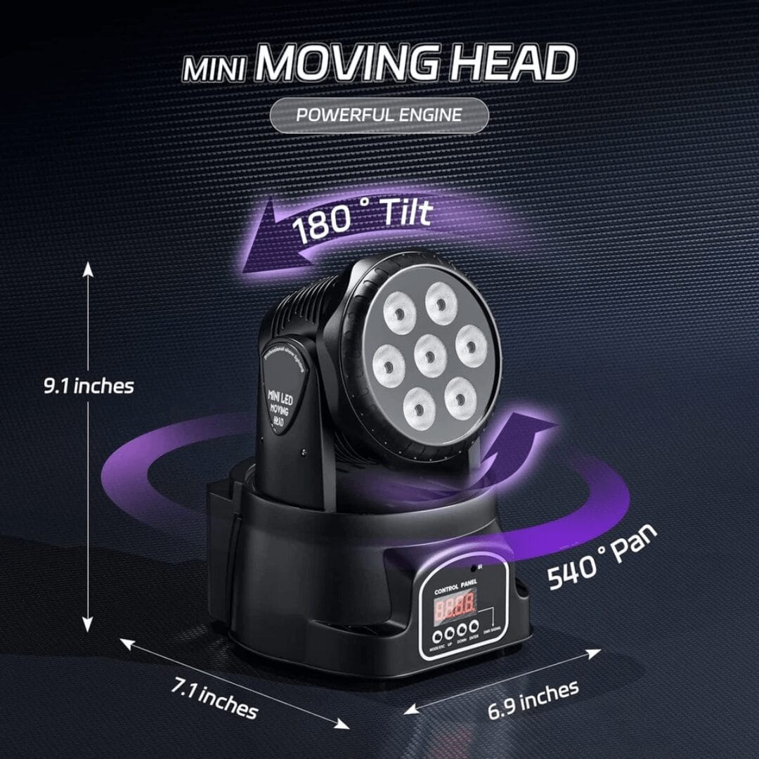 RGBW mini moving head for wedding stage lighting