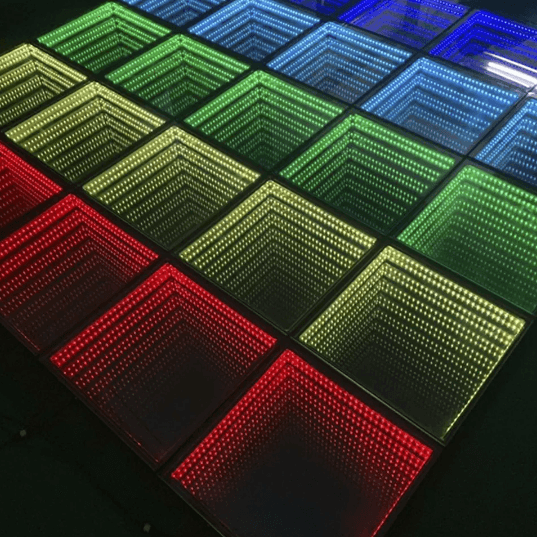 RGB 3D LED dance floor for weddings and events UAE