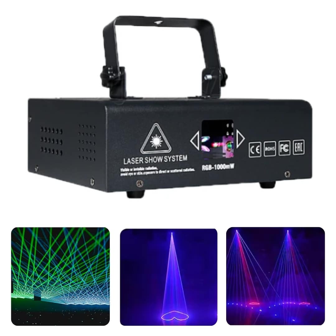 RGB laser projector with more than 200 patterns
