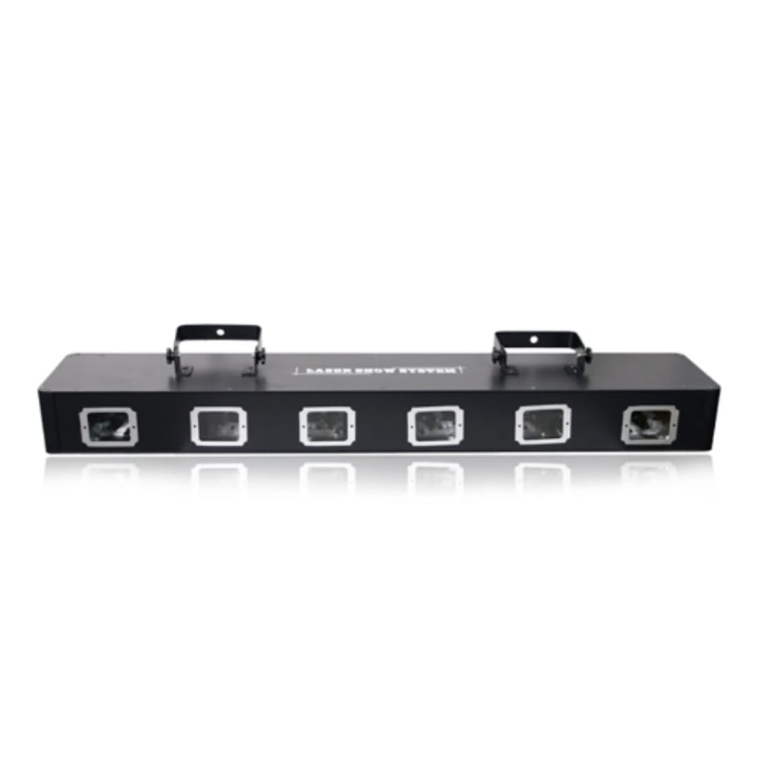 Six head RGB full colour laser bar