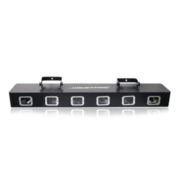 Six head RGB full colour laser bar