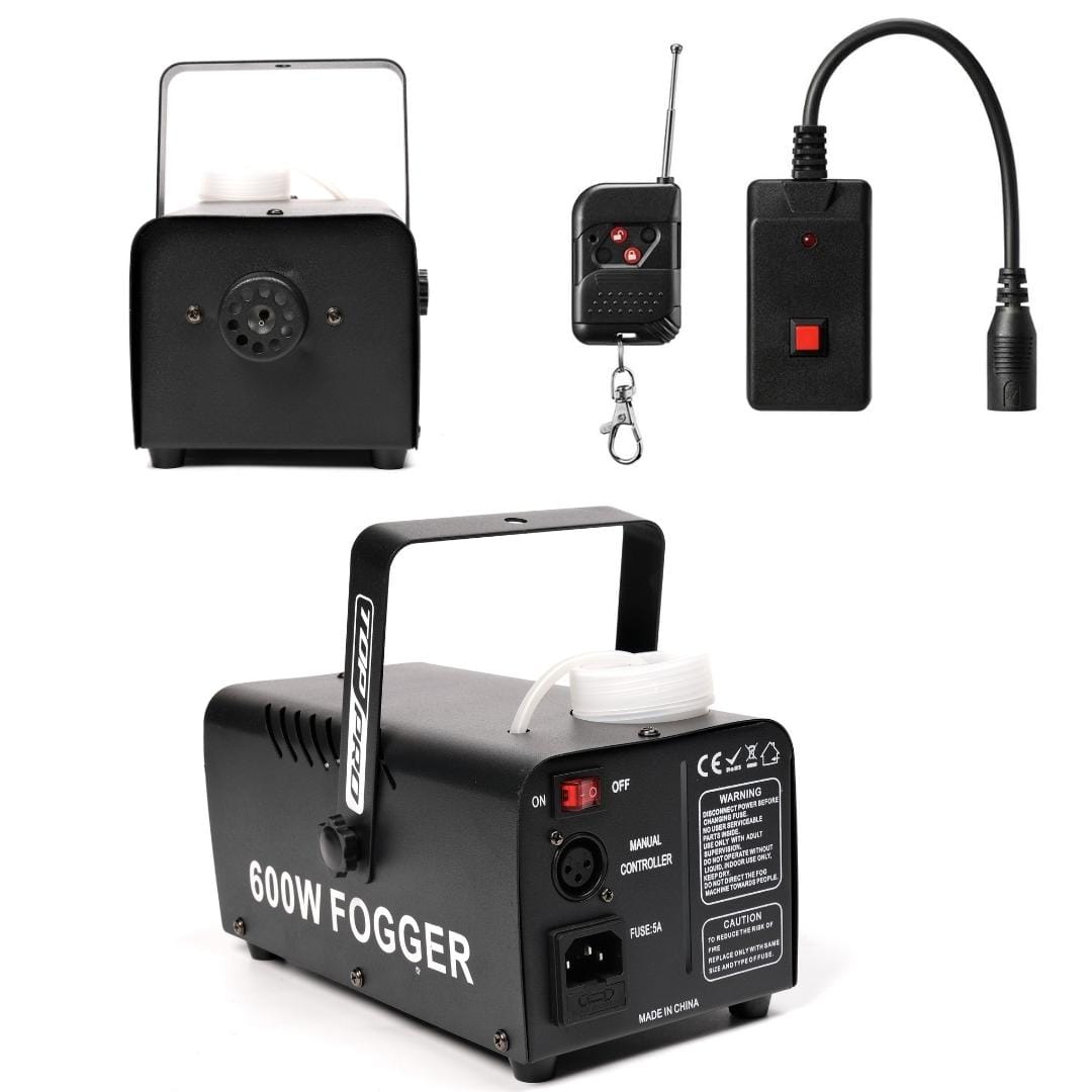 TOP PRO Smoke 600W Fog Machine with Wireless Remote Control - 10% Off