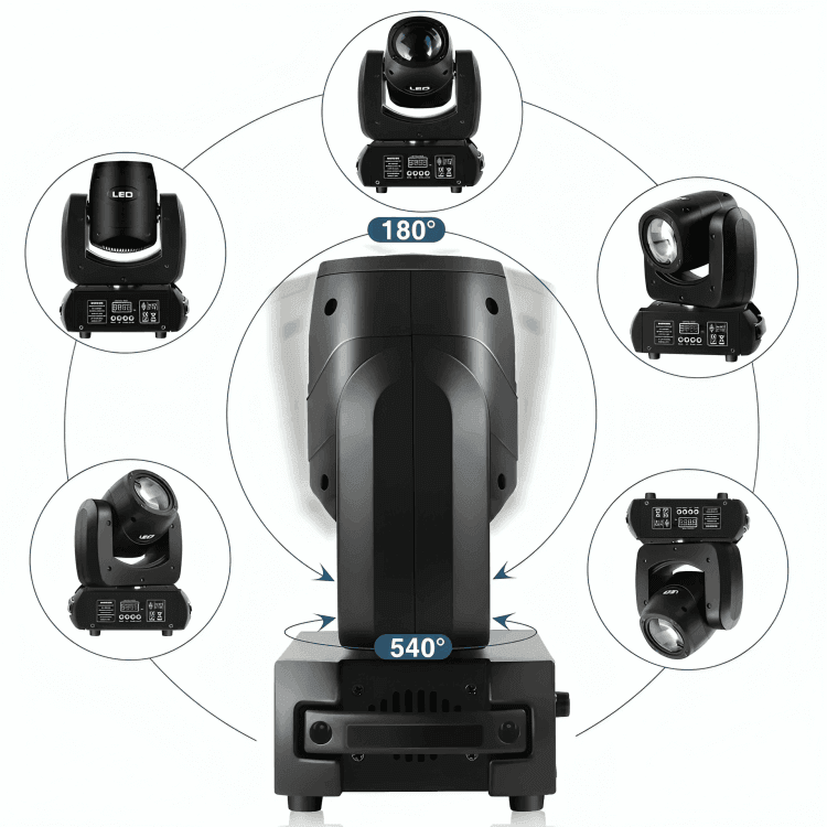 Stage moving head light with narrow beam UAE