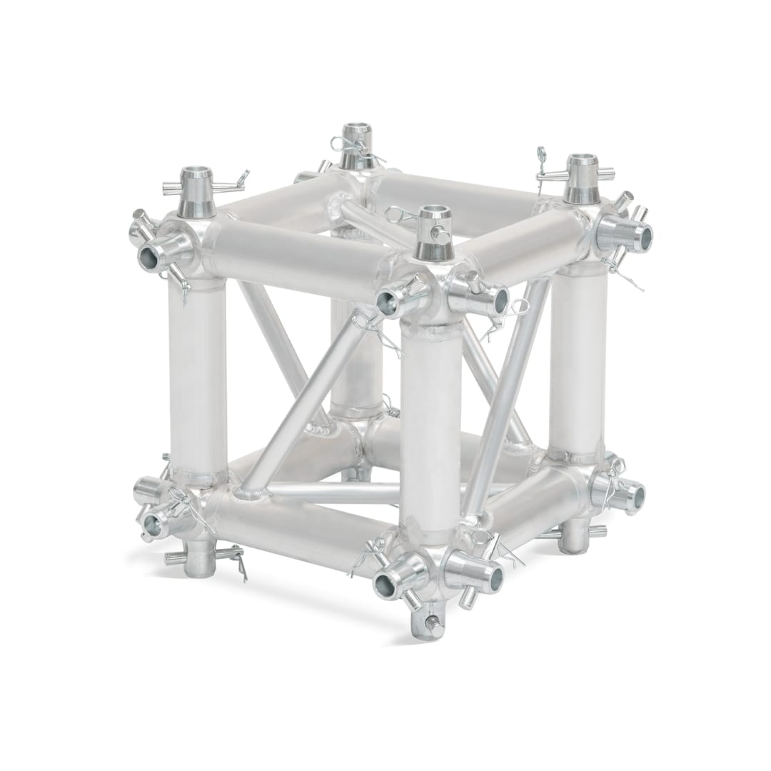 Stage_truss_connector_aluminum_corner_6_sides_290mm_UAE
