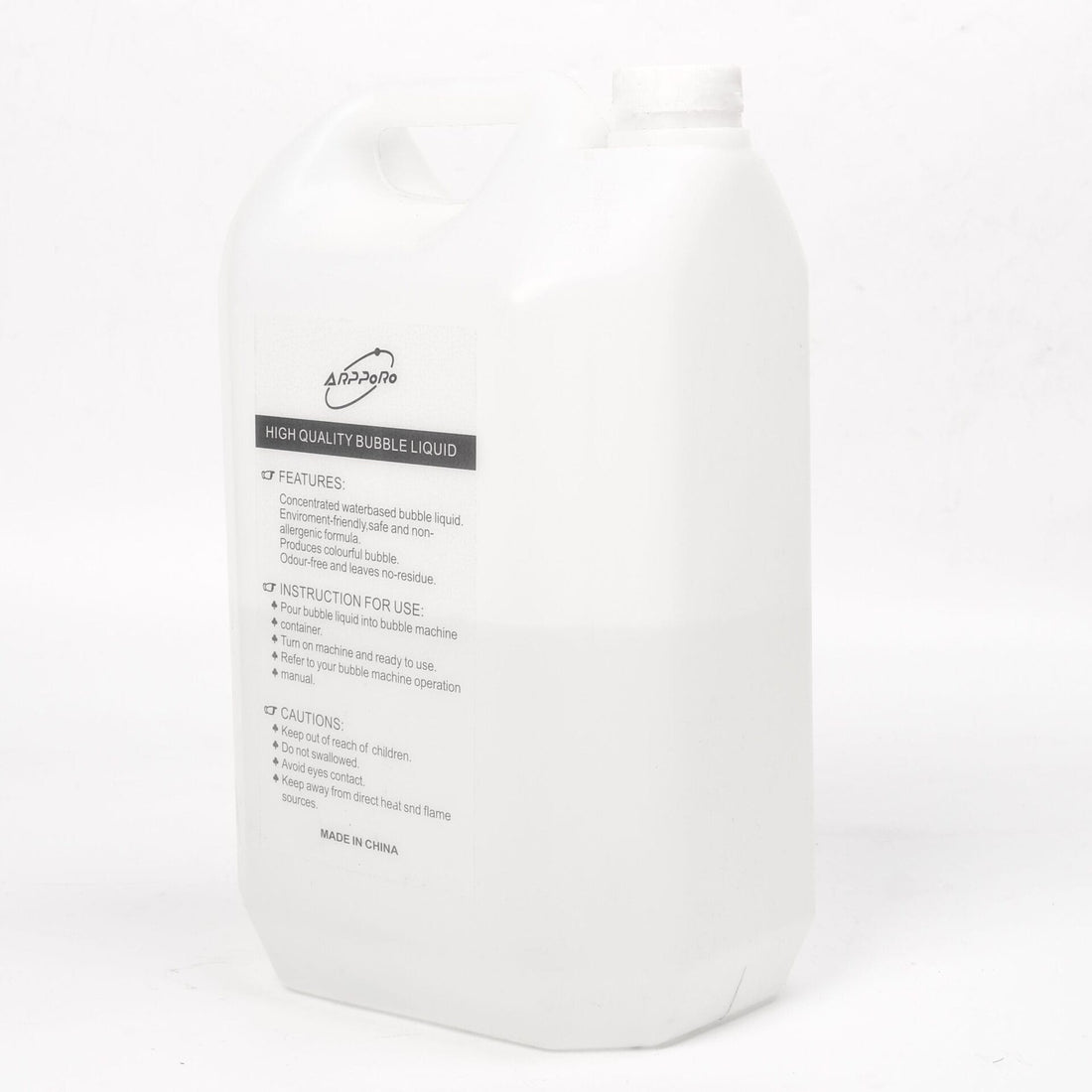 TOP PRO 5L Bubble Liquid for Stage Bubble Machine