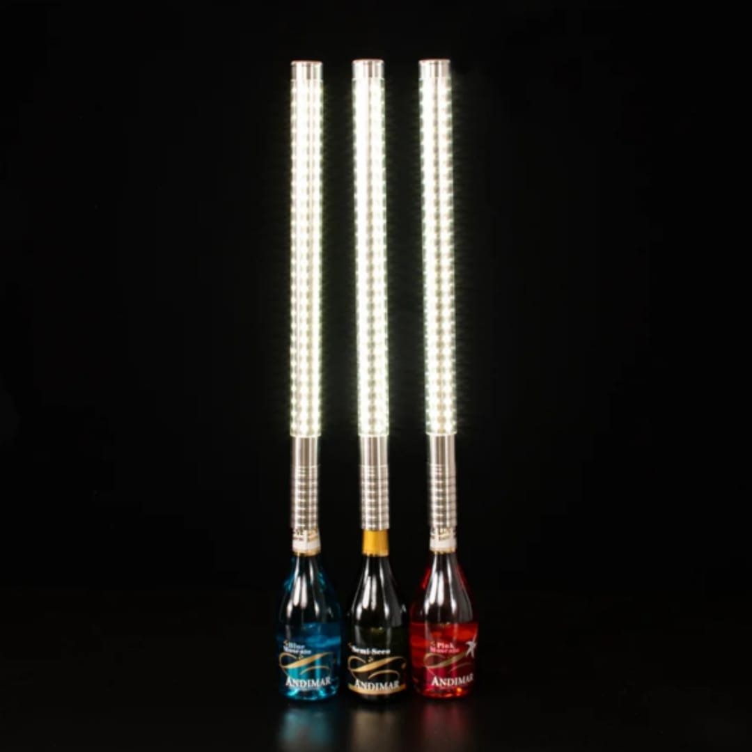 TOP PRO LED Champagne Bottle Sparkler Light 60cm