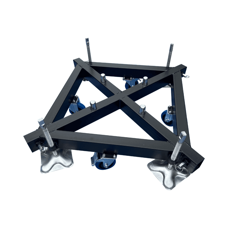 Truss_steel_base_with_wheels_for_aluminium_truss_UAE