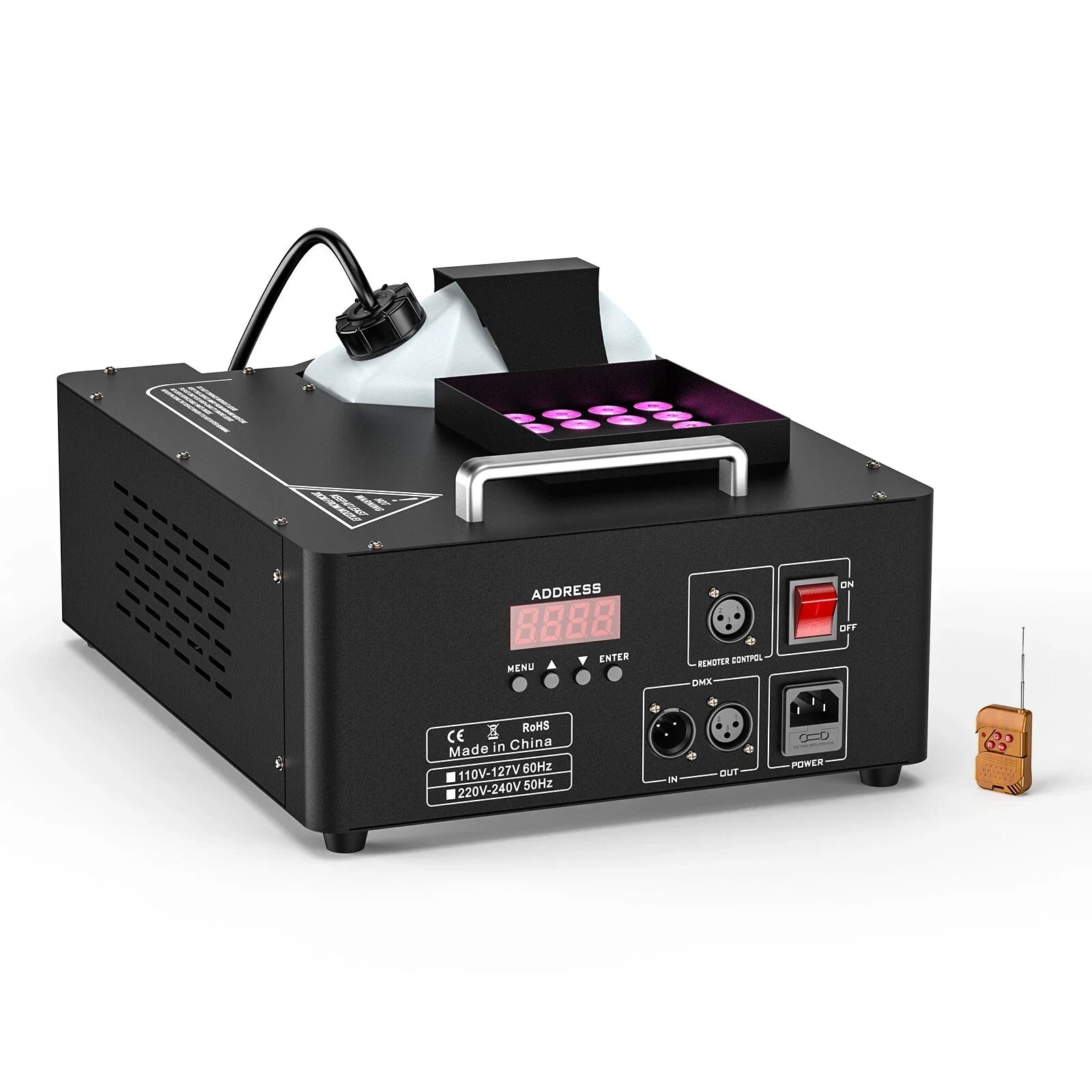 3000W RGB DMX Fog Machine with Remote Control — Professional Stage UAE