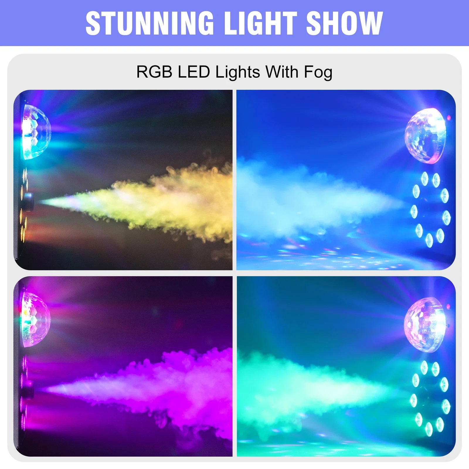 700W Fog Machine with 9 LED Disco Light — Stage Smoke Effect UAE
