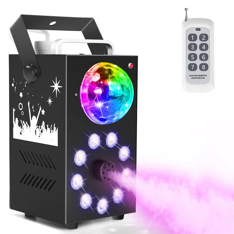 700W Fog Machine with 9 LED Disco Light — Stage Smoke Effect UAE