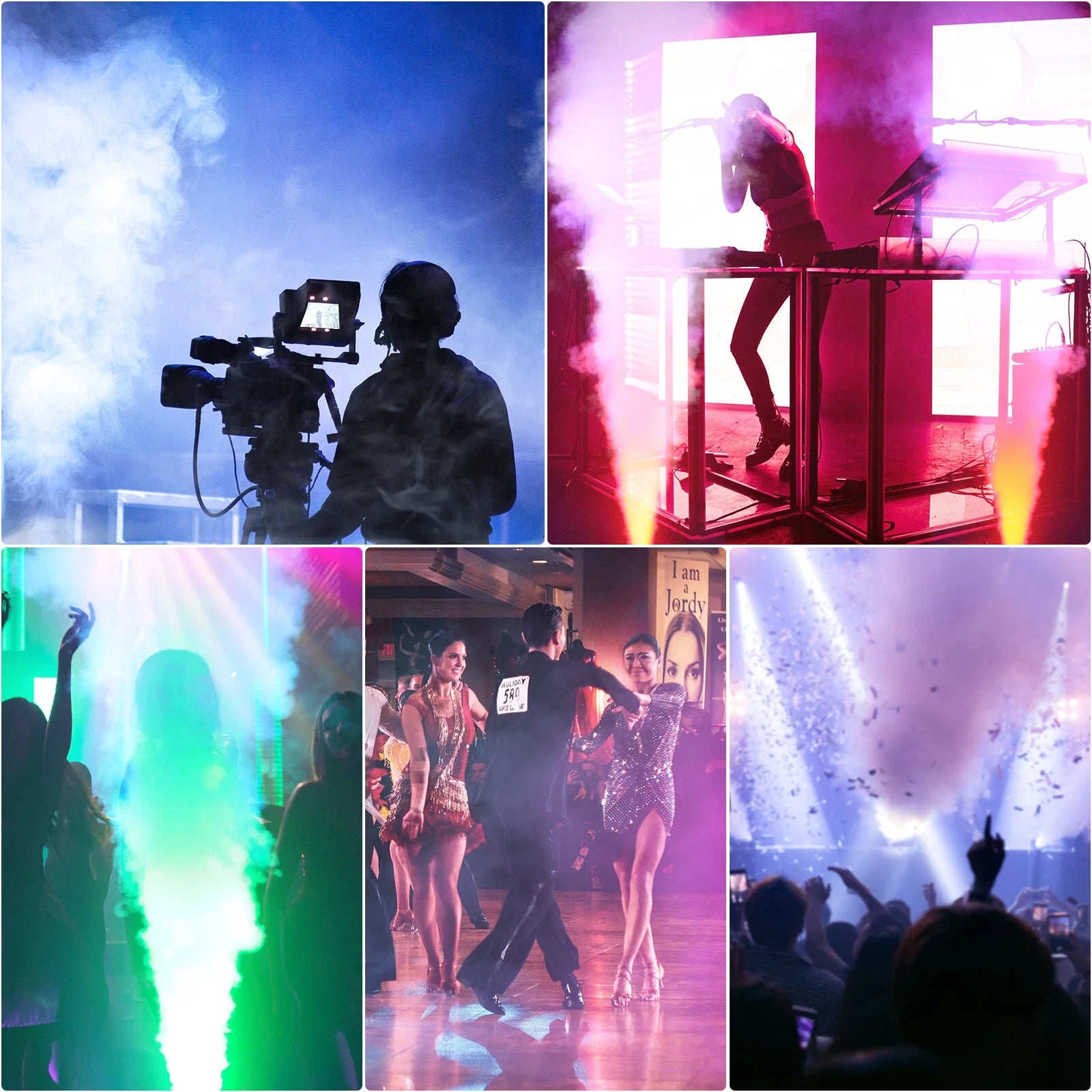 3000W RGB DMX Fog Machine with Remote Control — Professional Stage UAE